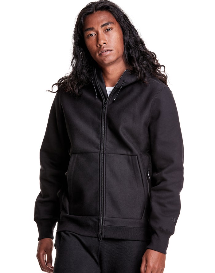 Champion Defender Series Reverse Weave® Stormshell Full Zip - Miesten Mustat Huppari - Suomi 4897315